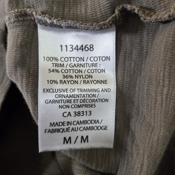 Bleu Gray Olive Shirt Size Med - Picture 5 of 6
